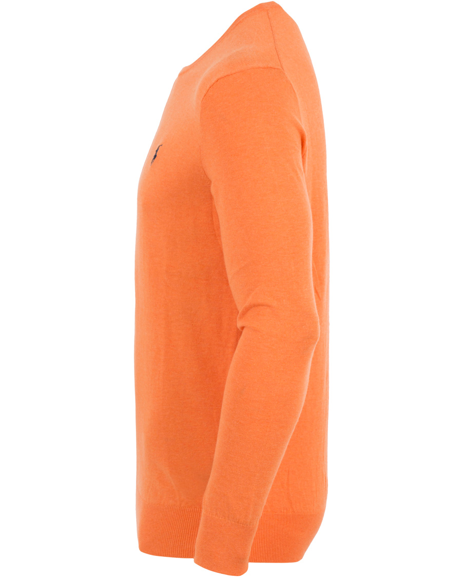 Herre | Gensere | Polo Ralph Lauren | Slim Fit Cotton Crew Neck Pullover Beach Orange Heather