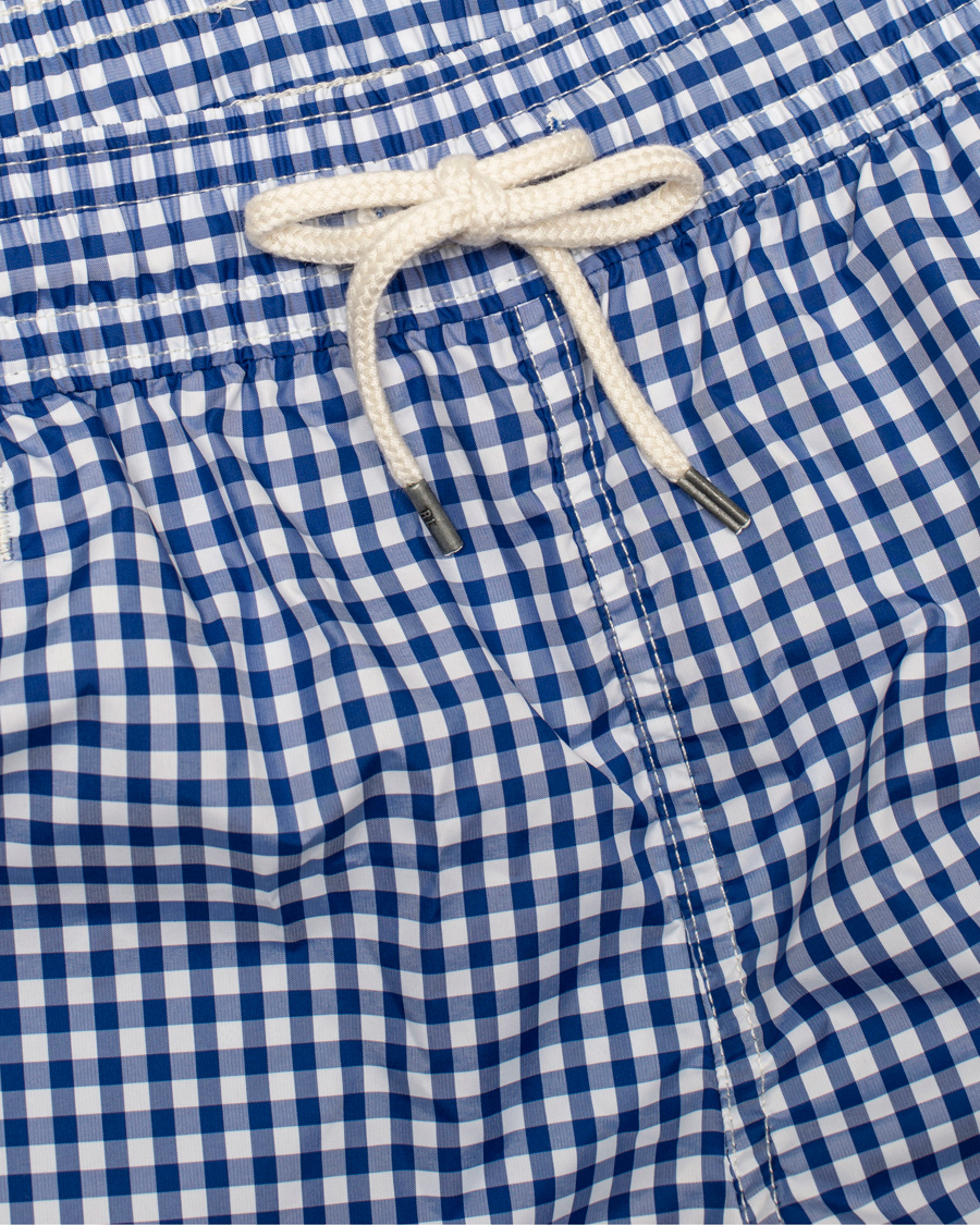 Herre | Badeshorts | Polo Ralph Lauren | Traveler Gingham Swimtrunks Pure Sapphire