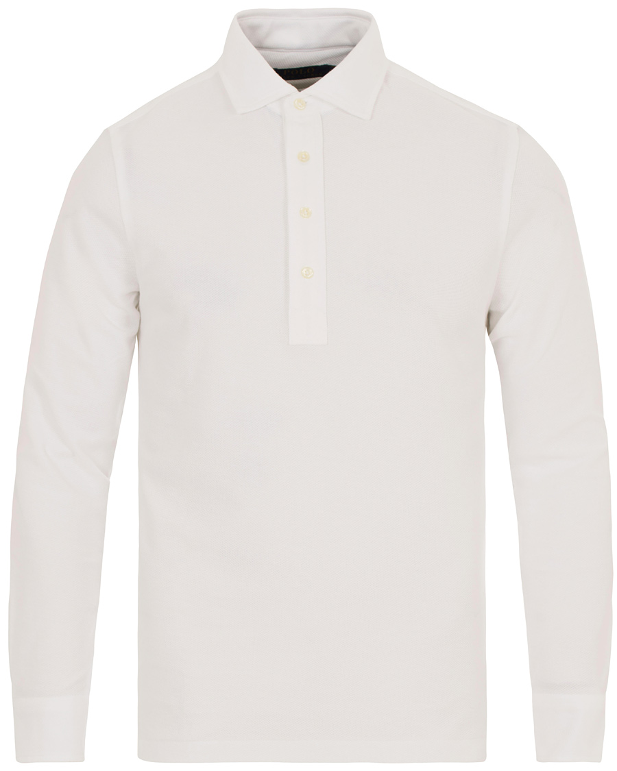 Herre | Gensere | Polo Ralph Lauren | Knit Popover Shirt White