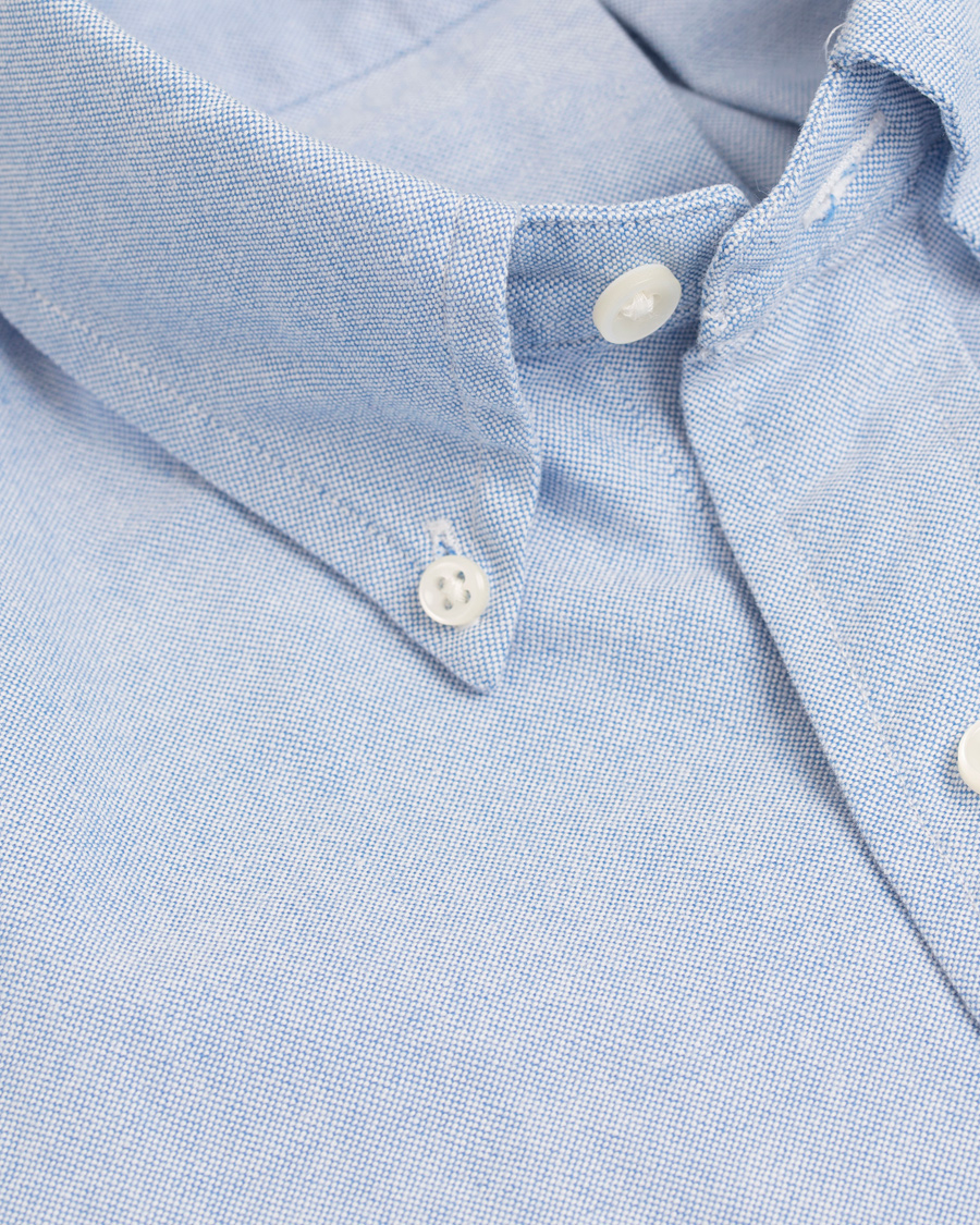 Herre | Skjorter | Polo Ralph Lauren | Core Fit Oxford Short Sleeve Shirt Blue