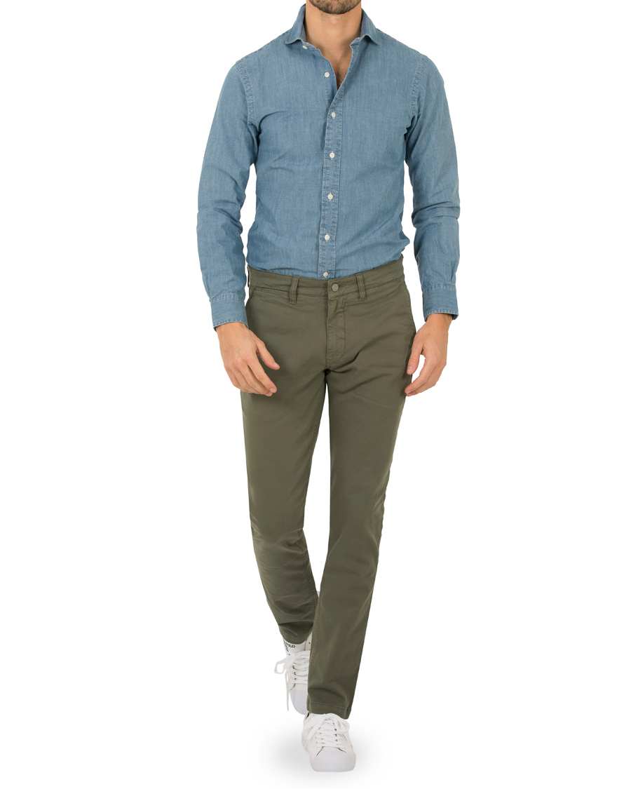 Herre | Skjorter | Polo Ralph Lauren | Slim Fit Chambray Shirt Indigo