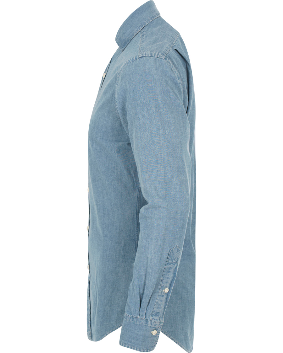 Herre | Skjorter | Polo Ralph Lauren | Slim Fit Chambray Shirt Indigo