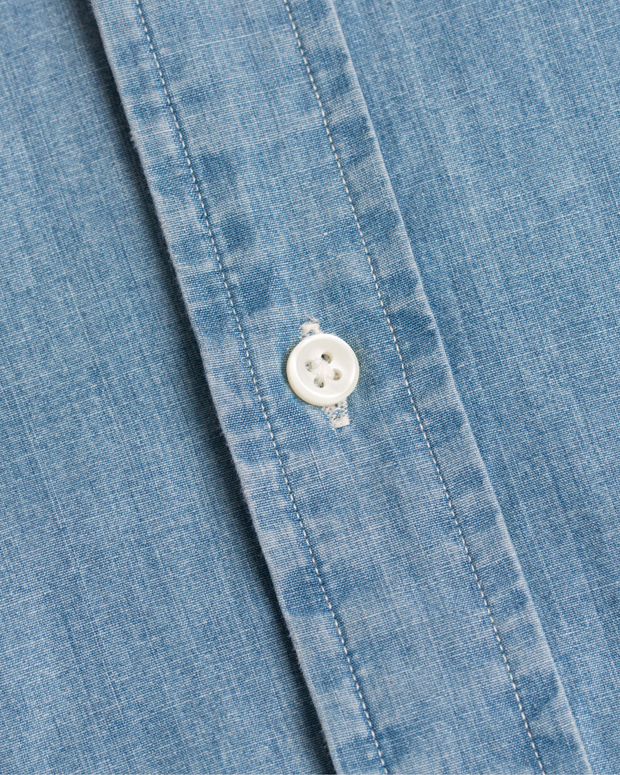 Herre | Skjorter | Polo Ralph Lauren | Slim Fit Chambray Shirt Indigo