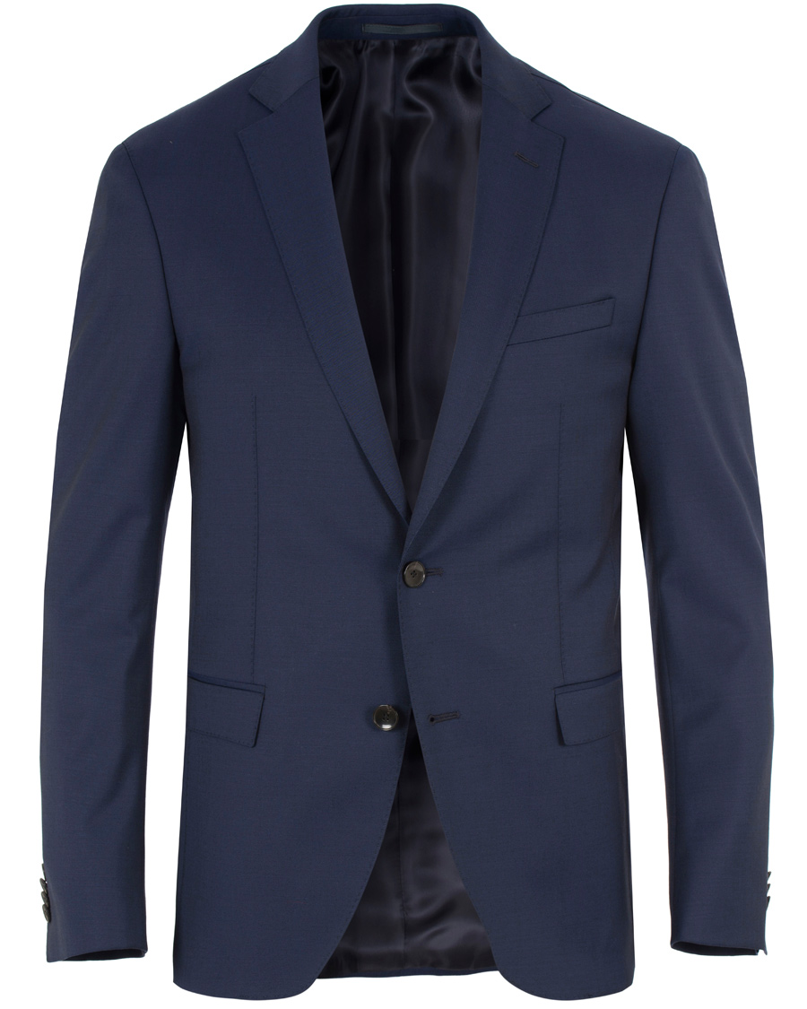 Herre | Dresser | BOSS BLACK | BOSS Reyno/Wave Wool Suit Dark Blue
