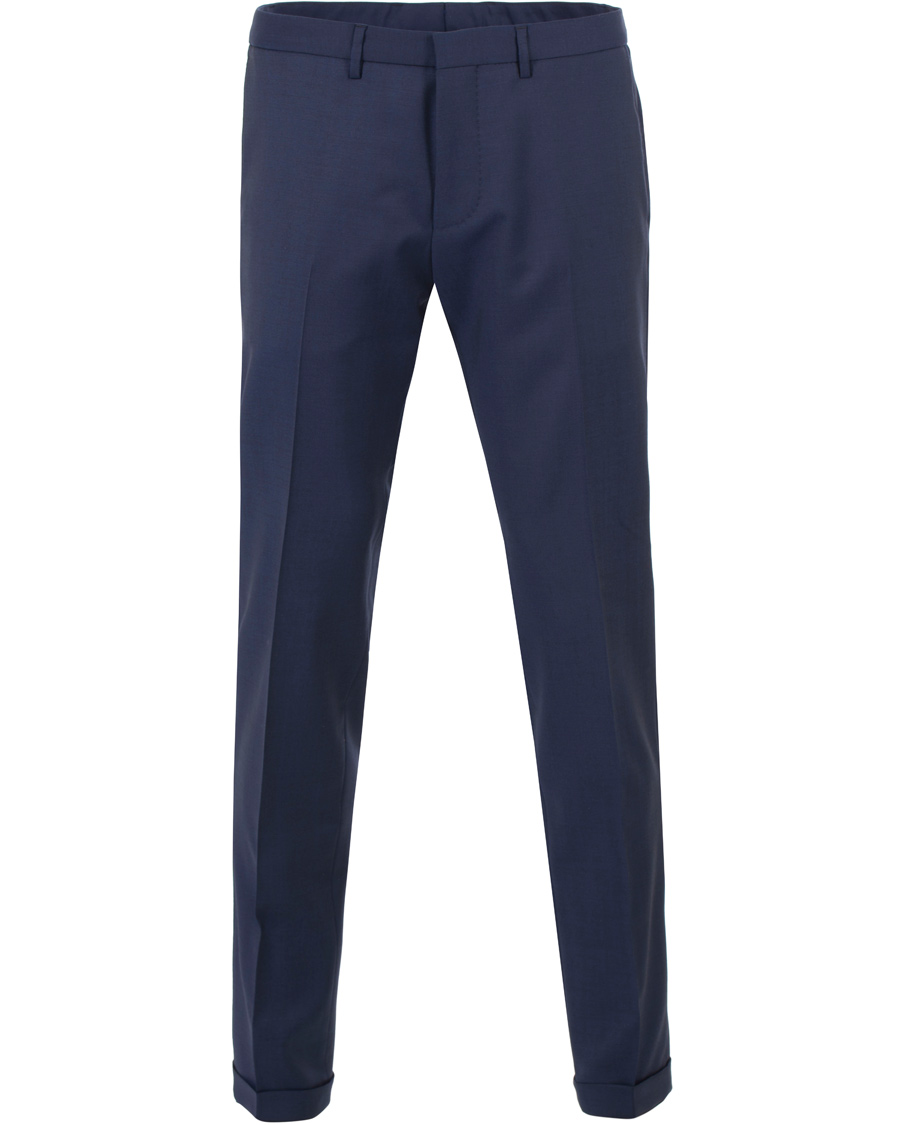 Herre | Dresser | BOSS BLACK | BOSS Reyno/Wave Wool Suit Dark Blue