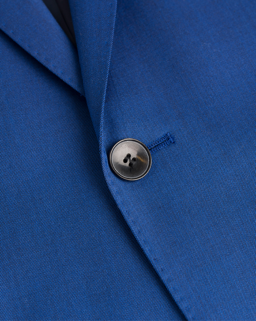 Herre | Dresser | BOSS BLACK | BOSS Reyno/Wave Wool Suit Napoli Blue