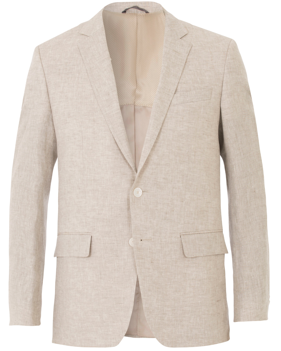 Herre | Dresser | BOSS BLACK | BOSS Hutson/Gander Linen Suit Natural