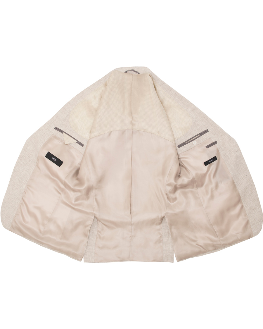 Herre | Dresser | BOSS BLACK | BOSS Hutson/Gander Linen Suit Natural