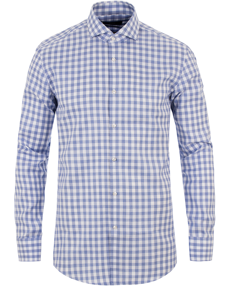 Herre | Skjorter | BOSS BLACK | BOSS Jason Slim Fit Check Shirt Blue