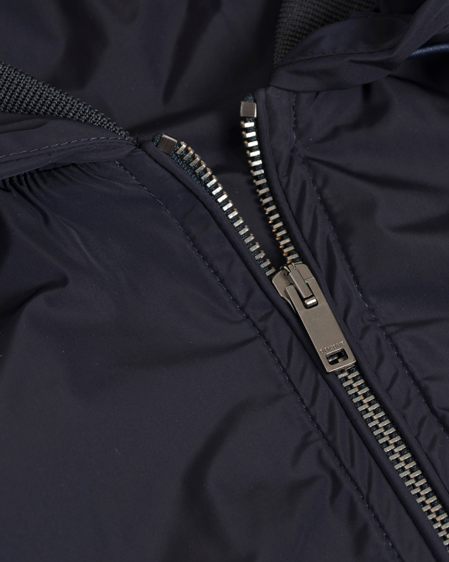 Herre | Jakker | Dondup | Hooded Nylon Jacket Navy