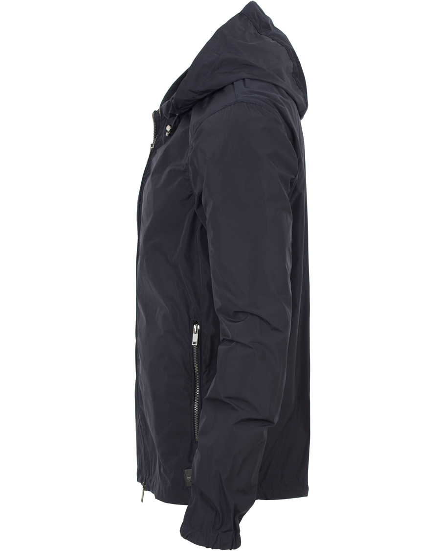 Herre | Jakker | Dondup | Hooded Nylon Jacket Navy