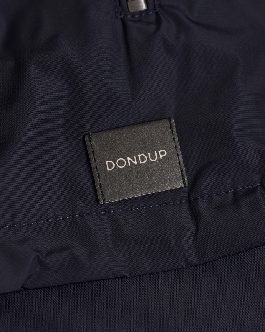 Herre | Jakker | Dondup | Hooded Nylon Jacket Navy