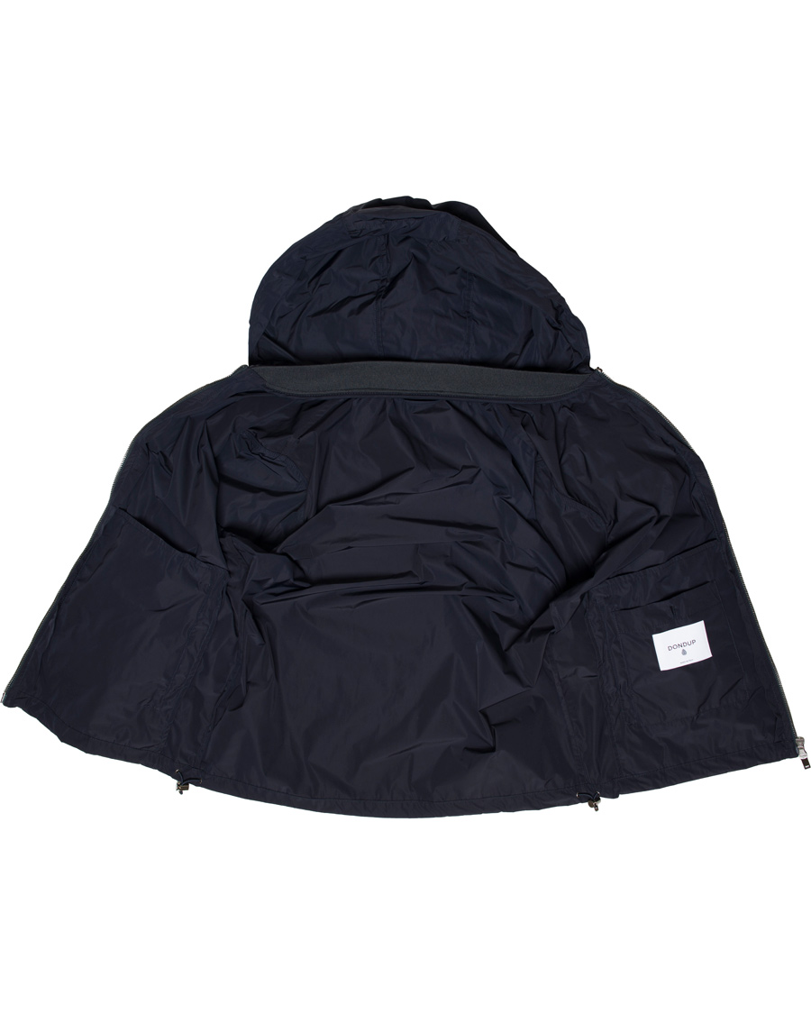 Herre | Jakker | Dondup | Hooded Nylon Jacket Navy