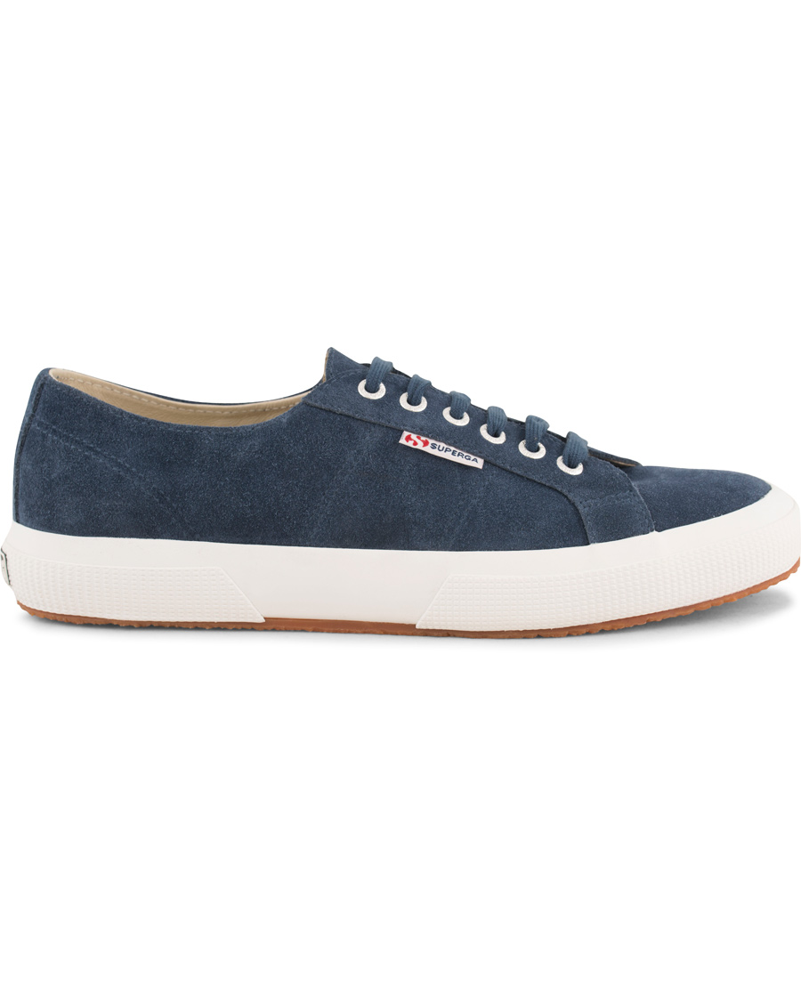 Herre | Superga Suede Sneaker Blue Night Shadow | Superga | Suede Sneaker Blue Night Shadow
