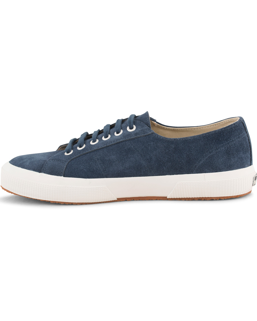 Herre | Superga Suede Sneaker Blue Night Shadow | Superga | Suede Sneaker Blue Night Shadow