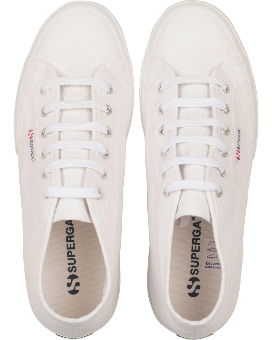 Herre | Superga Canvas High Sneaker White | Superga | Canvas High Sneaker White