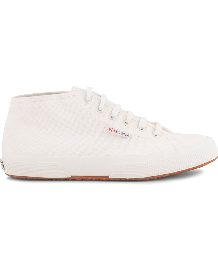 Herre | Superga Canvas High Sneaker White | Superga | Canvas High Sneaker White