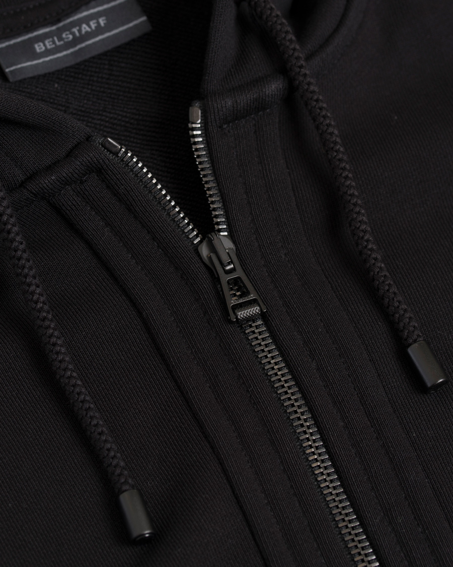 Herre | Gensere | Belstaff | Fleming Full Zip Hoodie Black