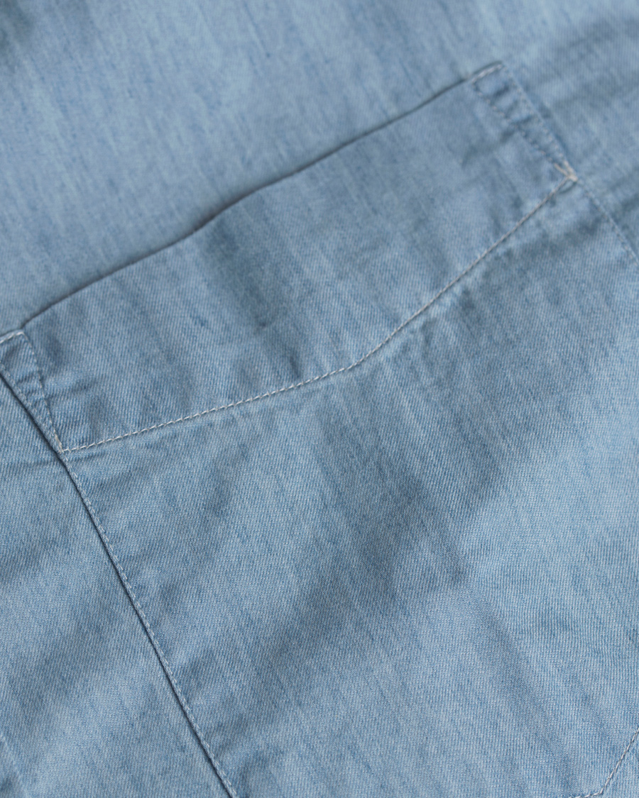 Herre | Skjorter | GANT Rugger | Luxury Indigo Hugger Fit Shirt Light Indigo
