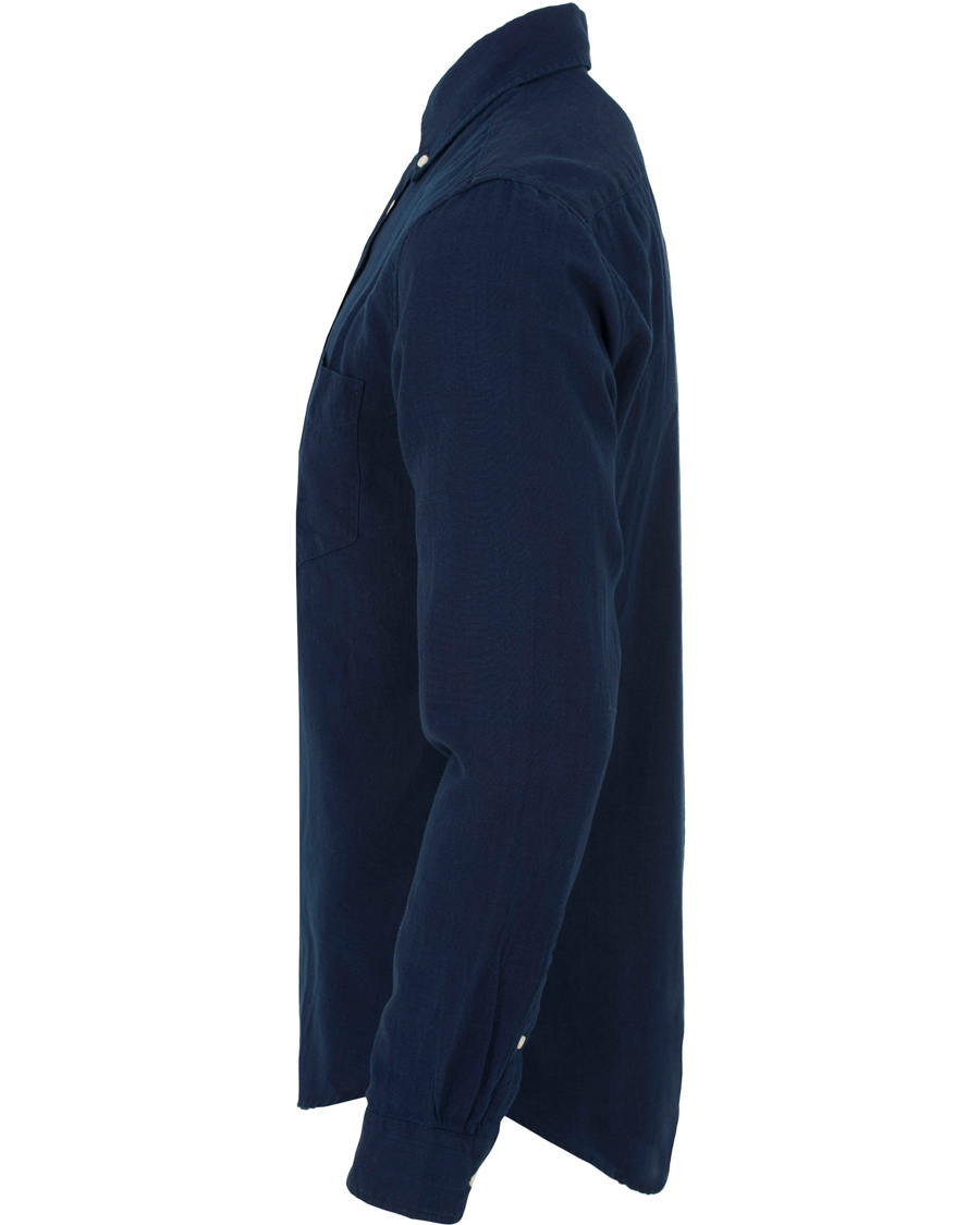 Herre | Skjorter | GANT Rugger | Indigo Oxford Hugger Fit Shirt Dark Indigo