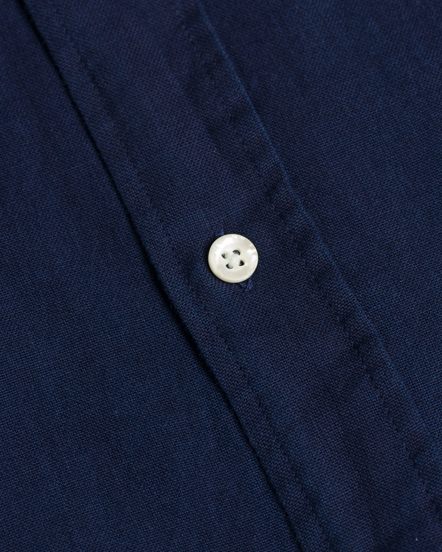 Herre | Skjorter | GANT Rugger | Indigo Oxford Hugger Fit Shirt Dark Indigo