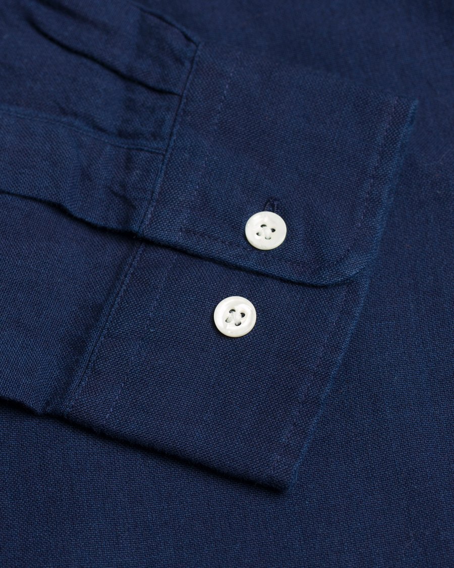 Herre | Skjorter | GANT Rugger | Indigo Oxford Hugger Fit Shirt Dark Indigo