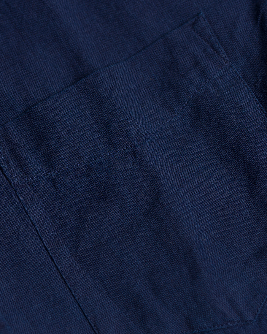 Herre | Skjorter | GANT Rugger | Indigo Oxford Hugger Fit Shirt Dark Indigo