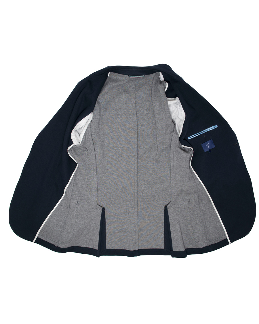 Herre | Dressjakker | Gant | Weekender Fit Cotton Pique Blazer Navy