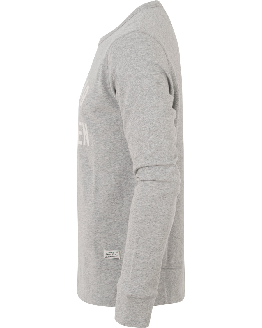 Herre | Gensere | GANT | New Haven Sweatshirt Grey Melange