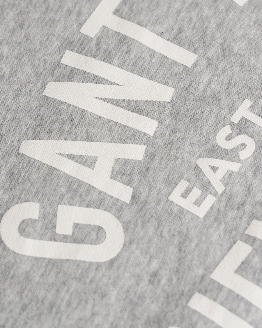 Herre | Gensere | GANT | New Haven Sweatshirt Grey Melange