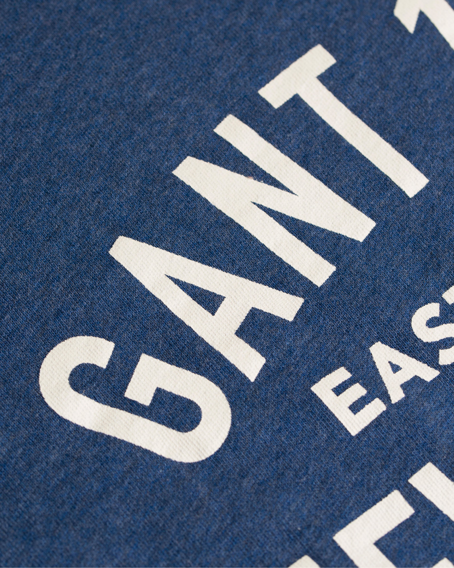 Herre | Gensere | GANT | New Haven Sweatshirt Blue Melange