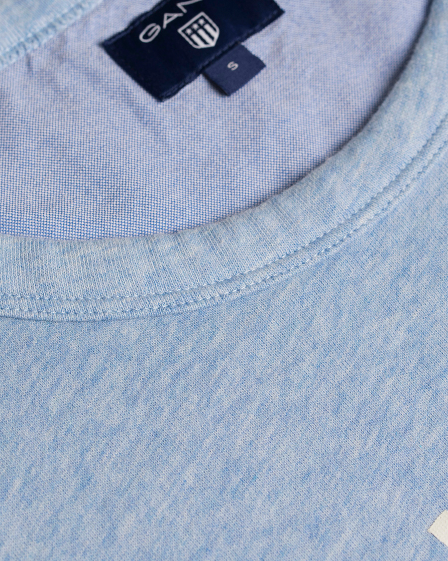 Herre | Gensere | GANT | New Haven Sweatshirt Frost Blue Melange
