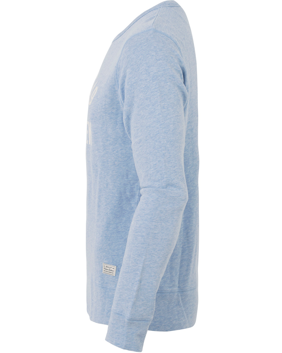 Herre | Gensere | GANT | New Haven Sweatshirt Frost Blue Melange