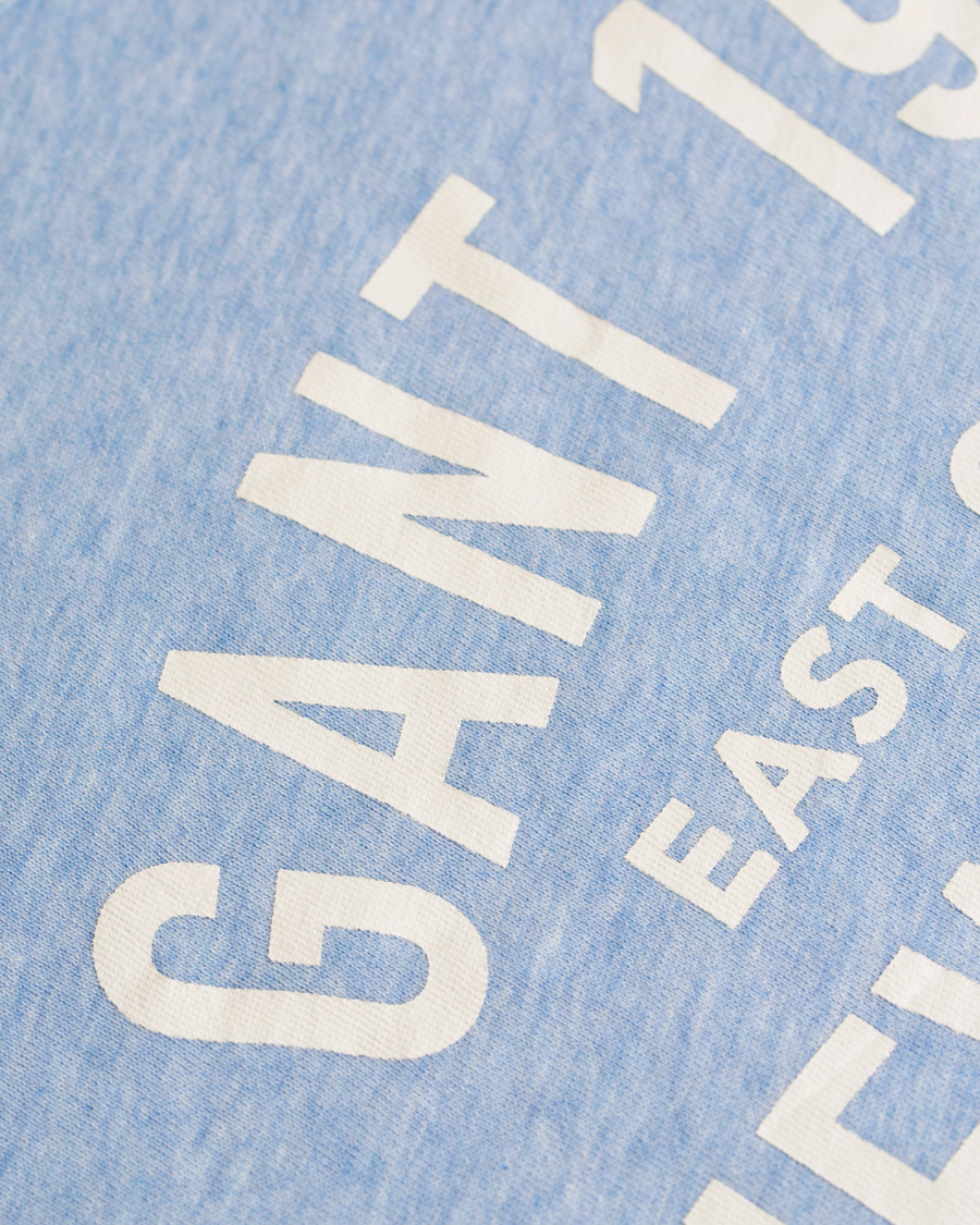 Herre | Gensere | GANT | New Haven Sweatshirt Frost Blue Melange