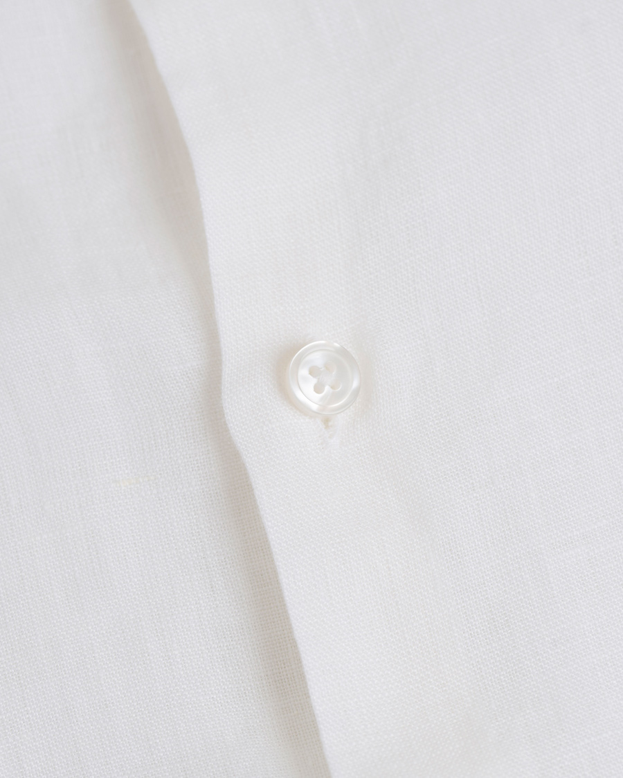 Herre | Skjorter | BOSS BLACK | BOSS Rab Linen Shirt White