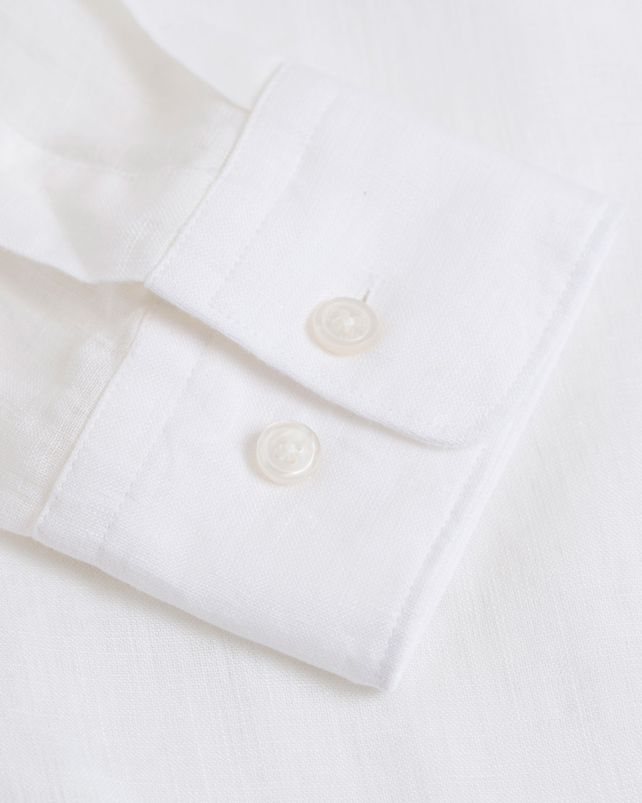 Herre | Skjorter | BOSS BLACK | BOSS Rab Linen Shirt White