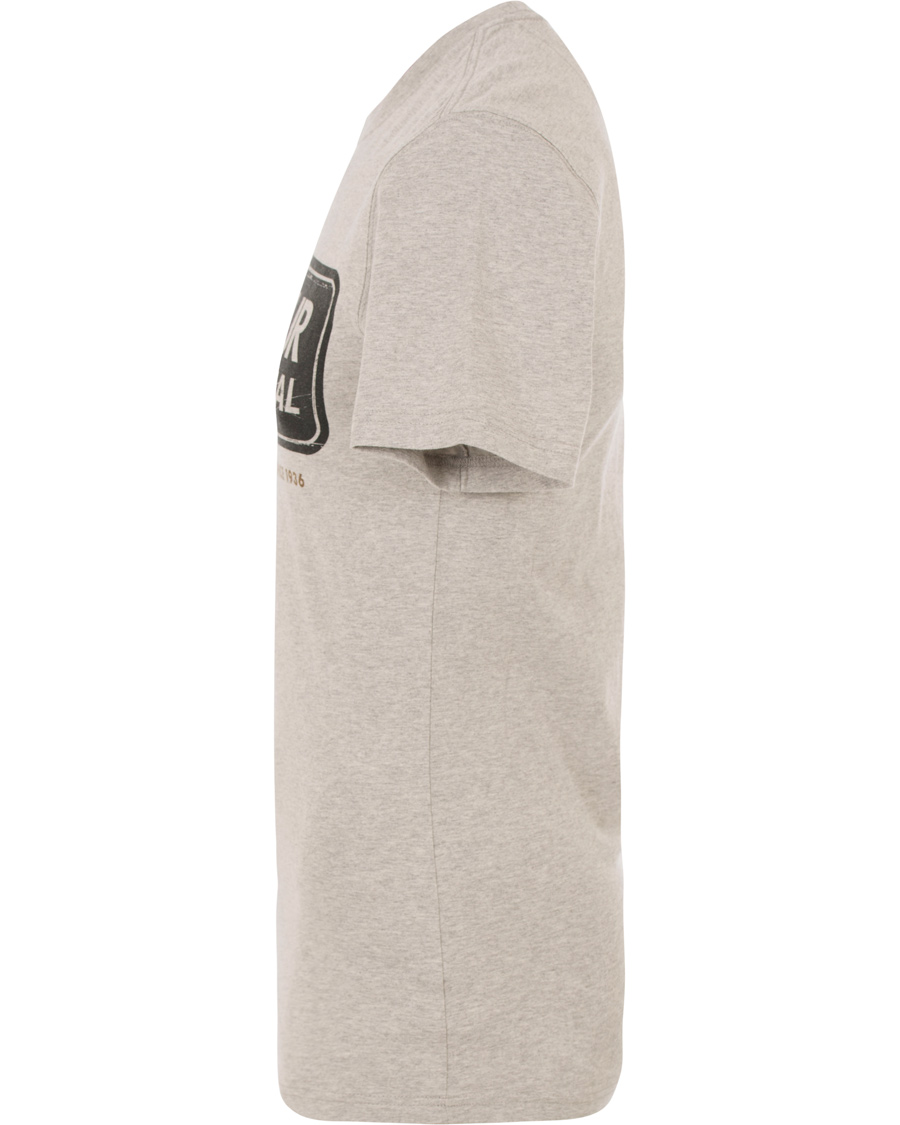 Herre | T-Shirts | Barbour International | Logo Tee Grey Marl