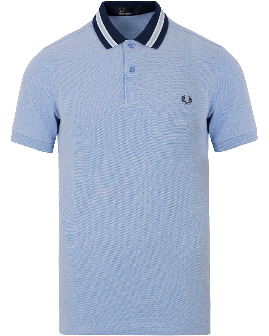 Herre | Pikéer | Fred Perry | Oxford Bomber Collar Polo Light Smoke