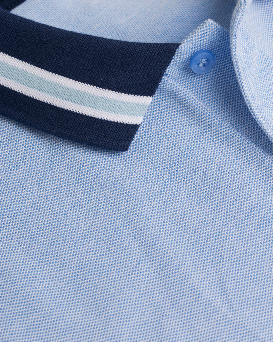 Herre | Pikéer | Fred Perry | Oxford Bomber Collar Polo Light Smoke