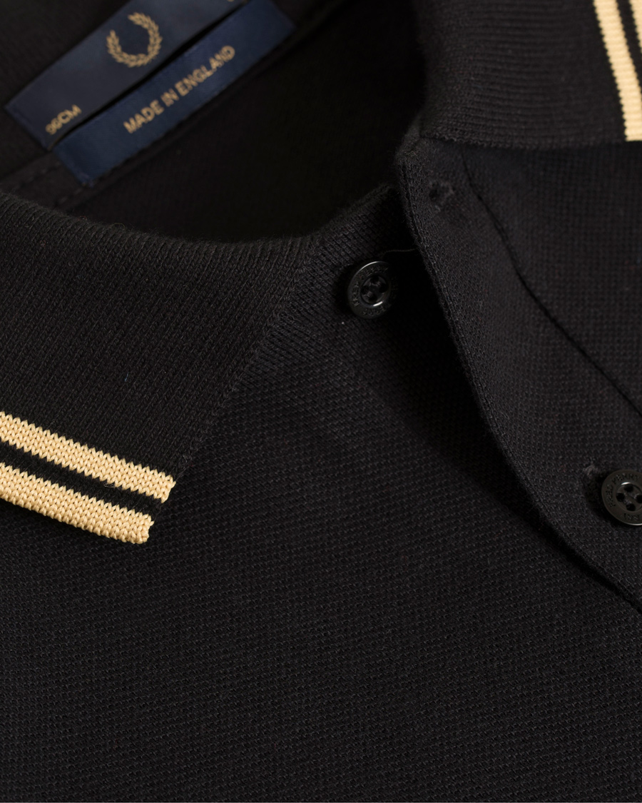 Herre | Pikéer | Fred Perry Reissues | Twin Tip Polo Black/Champagne