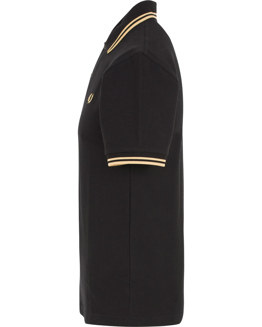 Herre | Pikéer | Fred Perry Reissues | Twin Tip Polo Black/Champagne