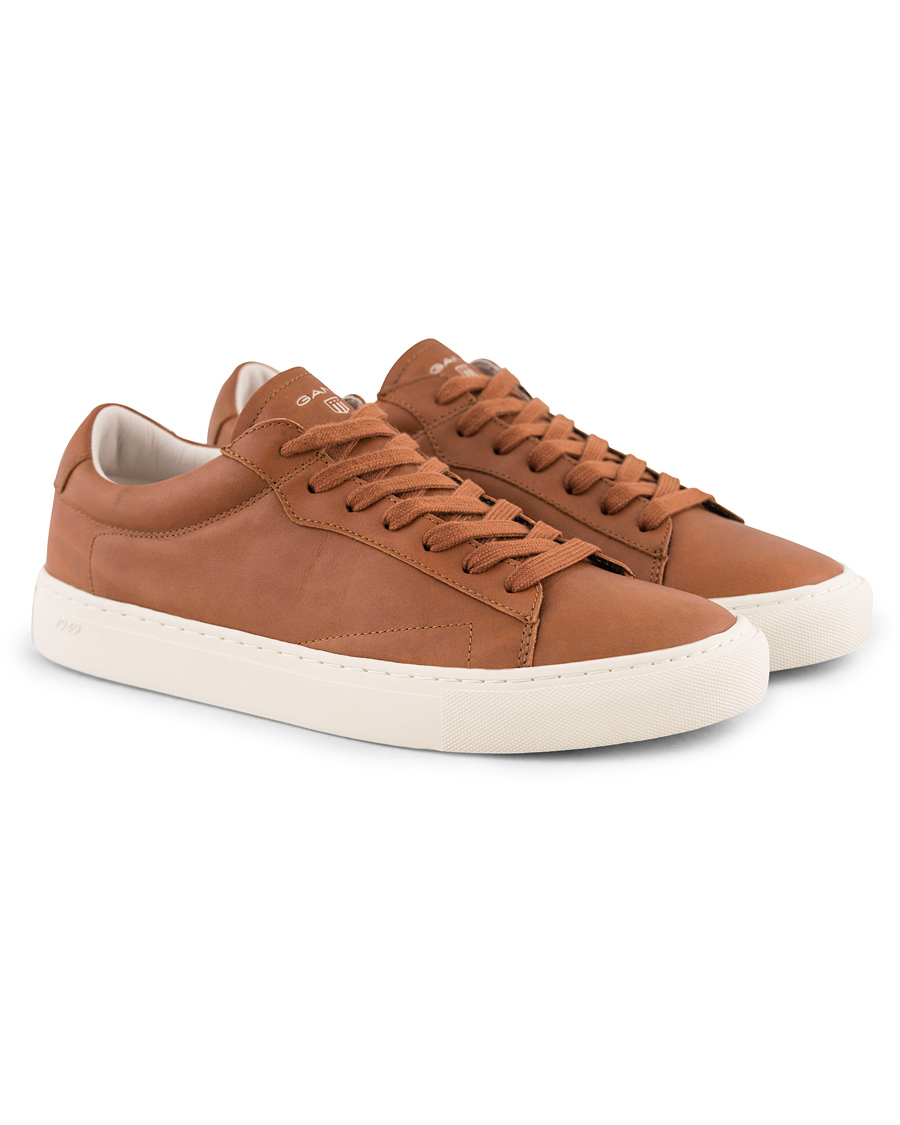 GANT Bryant Leather Sneaker Cognac hos CareOfCarl.no