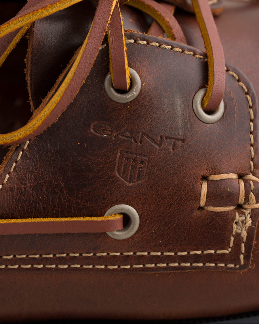 Herre | GANT Prince Leather Boat Shoe Cognac | GANT | Prince Leather Boat Shoe Cognac