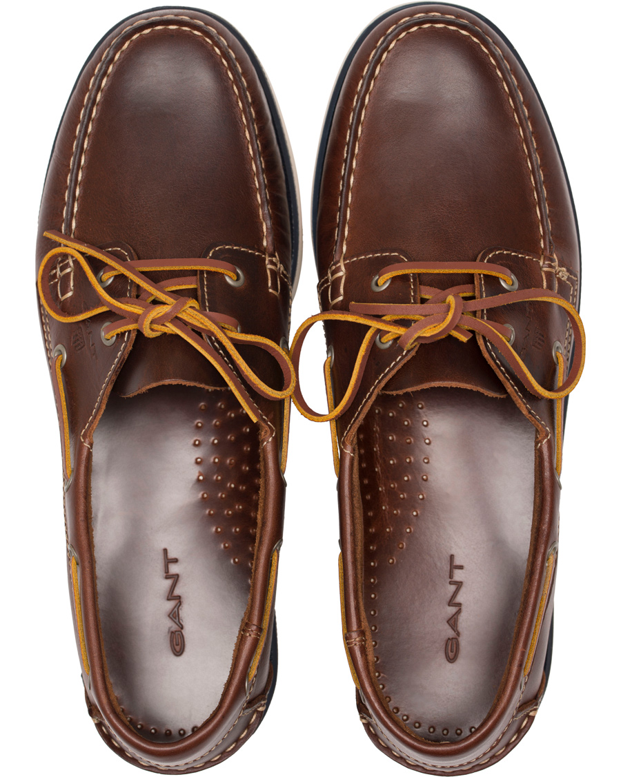 Herre | GANT Prince Leather Boat Shoe Cognac | GANT | Prince Leather Boat Shoe Cognac