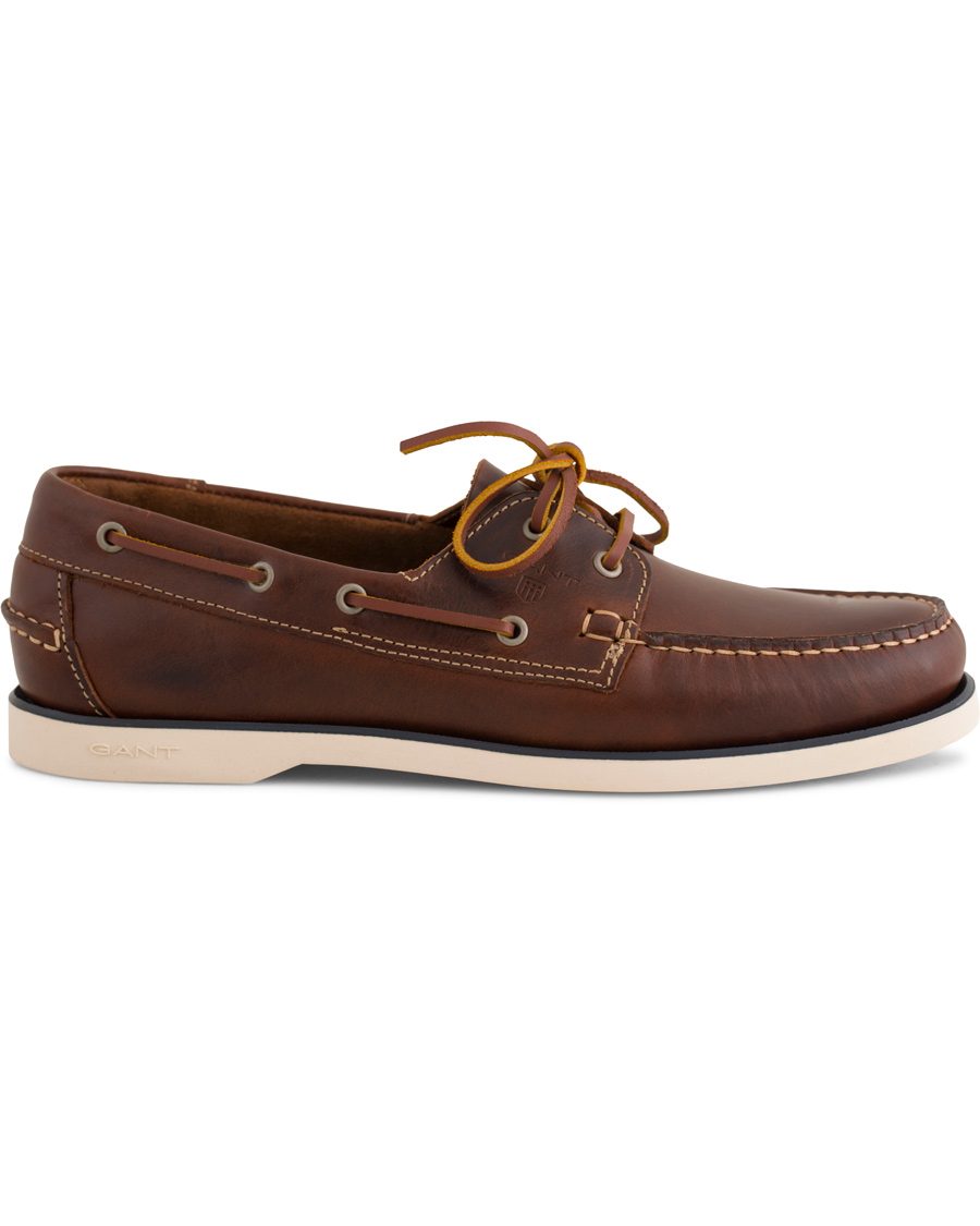 Herre | GANT Prince Leather Boat Shoe Cognac | GANT | Prince Leather Boat Shoe Cognac