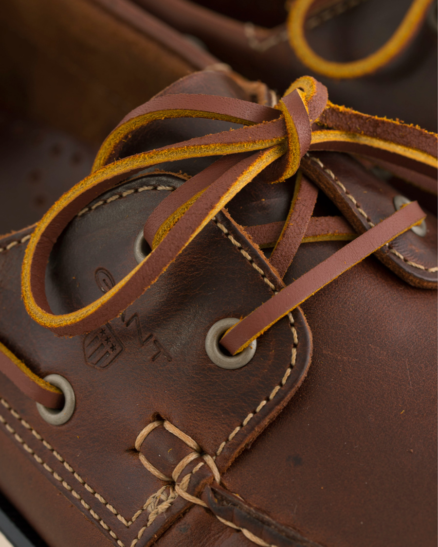 Herre | GANT Prince Leather Boat Shoe Cognac | GANT | Prince Leather Boat Shoe Cognac