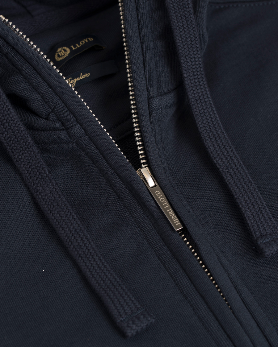 Herre | Gensere | Henri-Lloyd | Henri Lloyd Bredgar Full Zip Hoodie Navy