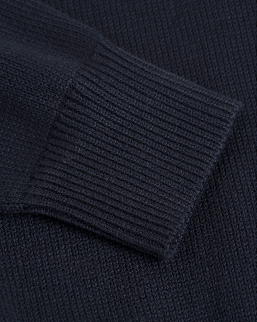 Herre | Gensere | Henri-Lloyd | Henri Lloyd Branded Danesford Knitted Half Zip Navy
