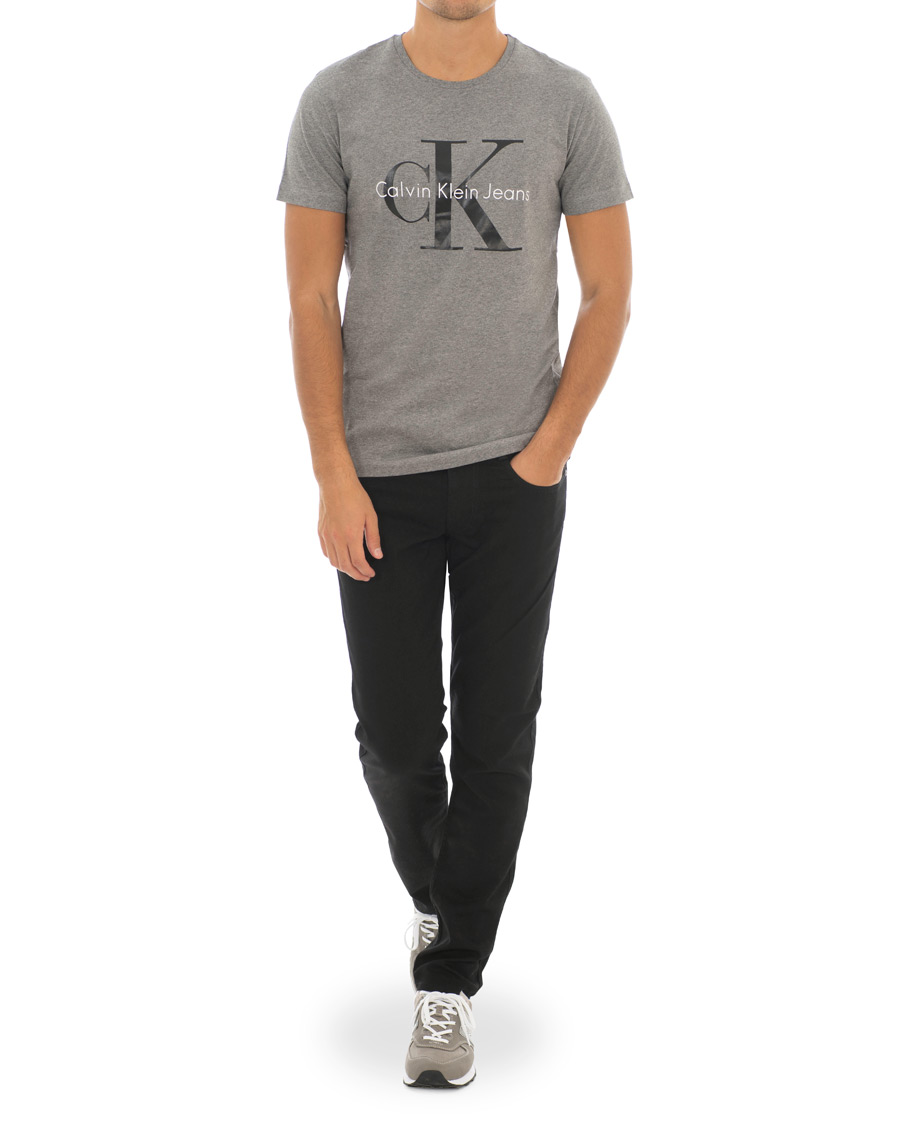 Herre | T-Shirts | Calvin Klein Jeans | True Icon Crew Neck Tee Mid Grey Heather