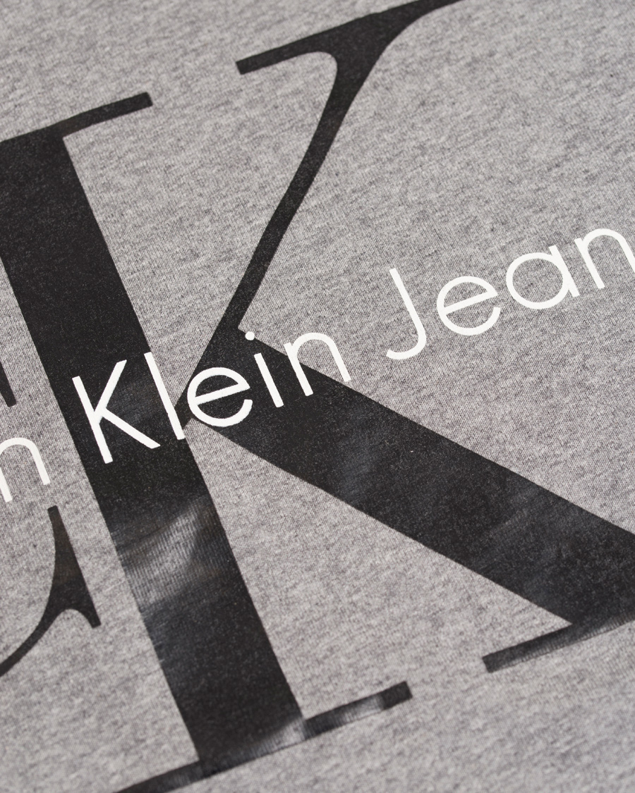 Herre | T-Shirts | Calvin Klein Jeans | True Icon Crew Neck Tee Mid Grey Heather